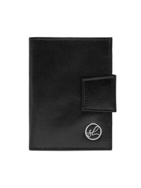 Semi Line Semi Line Голям мъжки портфейл P8261-0 Черен