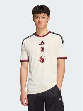 adidas adidas Koszulka techniczna 172032 Beżowy Slim Fit
