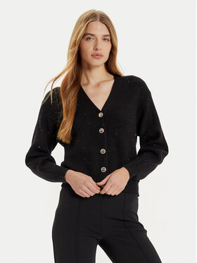 Rinascimento Rinascimento Kardigāns CFM0011590003 Melns Regular Fit
