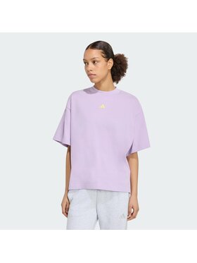 adidas adidas T-Shirt 162937 Fioletowy Loose Fit