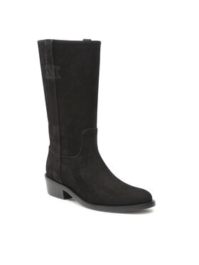 Max Mara Max Mara Kozačky Barry2 47961527600 Černá
