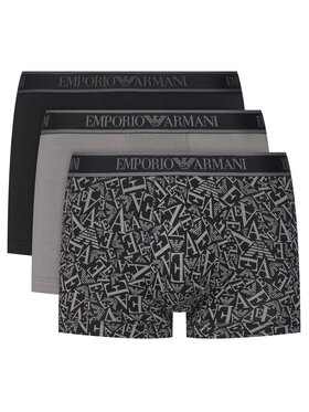 Emporio Armani Underwear Emporio Armani Underwear Sada 3 kusů boxerek EM000370 AF10779 MC198 Šedá