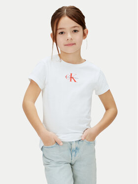 Calvin Klein Jeans Calvin Klein Jeans T-särk LVCKSJA15G Valge Regular Fit