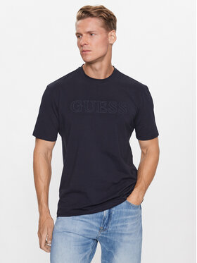 Guess Guess T-Shirt Z2YI11 J1314 Tmavomodrá Regular Fit
