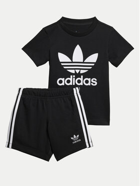 adidas adidas Komplekti kuuluvad t-särk ja šortsid JC6583 Must Regular Fit