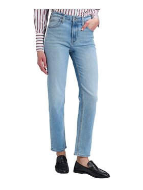 Lee Lee Jeansy 112385781 Niebieski Straight Leg