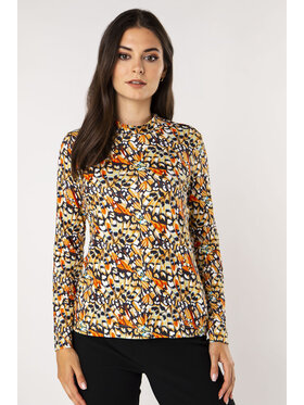 QUIOSQUE QUIOSQUE Bluzka TUPET BLOUSE Pomarańczowy Regular Fit