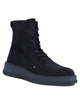 Tommy Hilfiger Tommy Hilfiger Puszābaki Th Everyday Core Suede Boot FM0FM04660 Zils