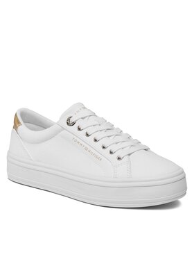 Tommy Hilfiger Tommy Hilfiger Sportcipők Essential Vulc Canvas Sneaker FW0FW07682 Fehér