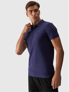 4F 4F Polokošeľa 4FWMM00TPTSM316-31S Tmavomodrá Regular Fit