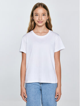 BIG STAR BIG STAR T-Shirt BASSECA Biały Basic Fit