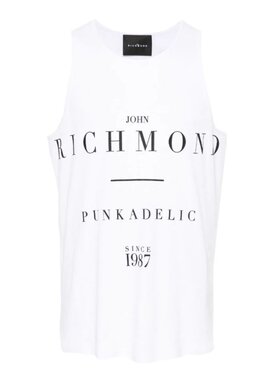 John Richmond John Richmond Canottiera Canottiera da uomo John Richmond Bianco Regular Fit