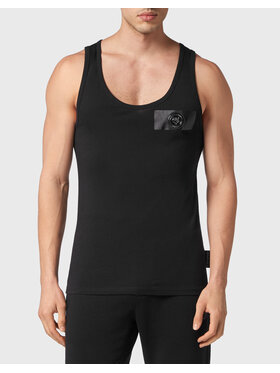 Plein Sport Plein Sport Tank top 1297 Czarny Regular Fit