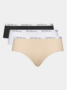 U.S. Polo Assn. U.S. Polo Assn. Set 3 parov spodnjih hlačk 66273 Pisana