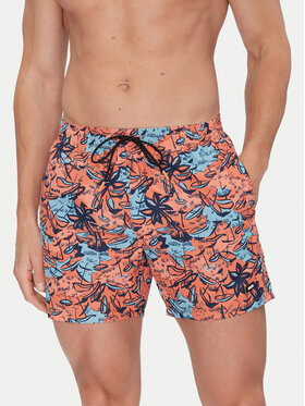 BOSS BOSS Szorty kąpielowe Willow 50539931 Pomarańczowy Regular Fit