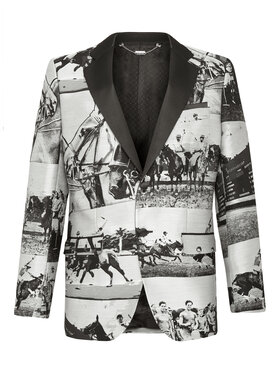 Billionaire Billionaire Marynarka 16983 Czarny Regular Fit