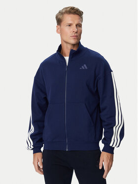 adidas adidas Суитшърт Adidas Kit 3-Stripes KW2356 Син Regular Fit
