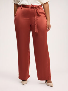 Fiorella Rubino Fiorella Rubino Spodnie materiałowe P009T005598N037 Brązowy Regular Fit