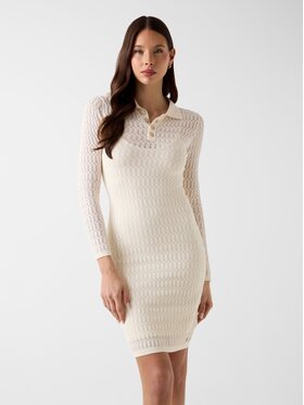 Guess Guess Sukienka codzienna 183429 Biały Classic Fit