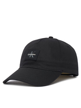 Calvin Klein Calvin Klein Cap Monologo Rubber Patch Bb Cap LV04D5136G Schwarz