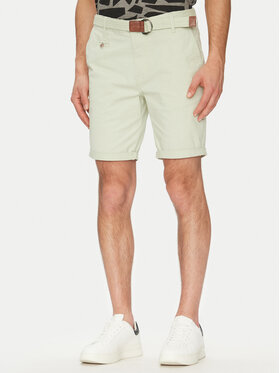 INDICODE INDICODE Šortky z materiálu Inconor 70-060 Zelená Regular Fit
