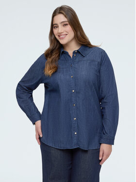 Fiorella Rubino Fiorella Rubino Koszula 5401T001416N034 Niebieski Regular Fit