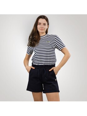 EA7 Emporio Armani EA7 Emporio Armani Szorty materiałowe 3DTS58-TJTPZ-1555_S Granatowy Regular Fit