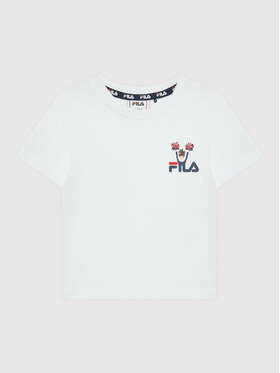 Fila Fila T-shirt Cahors FAK0050 Bianco Regular Fit