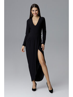 FIGL FIGLFIGL Vestito M636 Nero Regular Fit