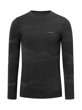 Viking Viking Longsleeve Gasher Man Czarny Regular Fit