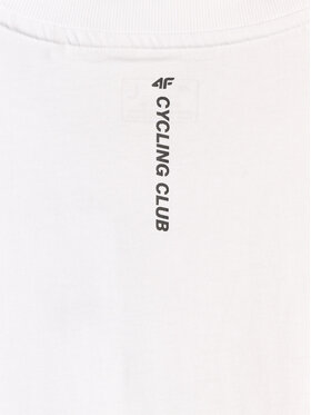 4F 4F T-Shirt TTSHM3875 Biały Relaxed Fit