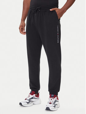 Tommy Hilfiger Tommy Hilfiger Teplákové nohavice UM0UM03664 Čierna Regular Fit