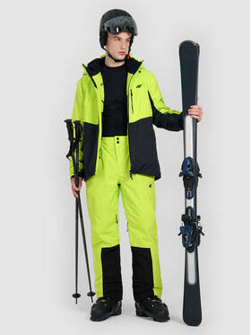 4F 4F Spodnie narciarskie SKI PERFORMANCE Żółty Regular Fit