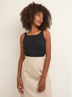 Kaffe Kaffe топ Carna 10507348 Черен Shaped Fit