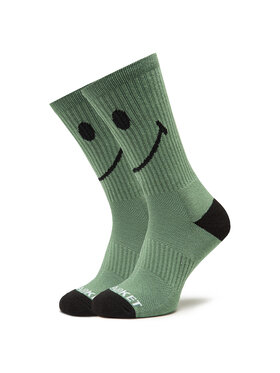 Market Market Дълги чорапи unisex Smiley 360001158 Зелен