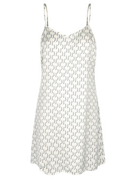 KARL LAGERFELD KARL LAGERFELD Noční košile 225W2135 Bílá Regular Fit