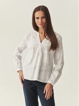 TATUUM TATUUM Halenka NOXE Bílá V-Neck Fit