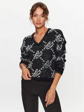 Liu Jo Liu Jo Pullover MF3227 26054 Schwarz Regular Fit
