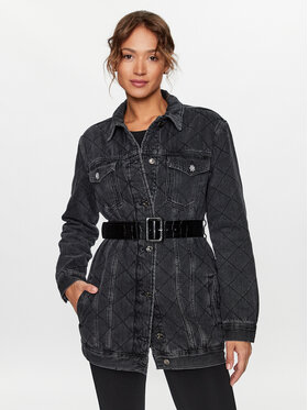 Liu Jo Liu Jo Jeansová bunda UF3086 D4804 Šedá Regular Fit