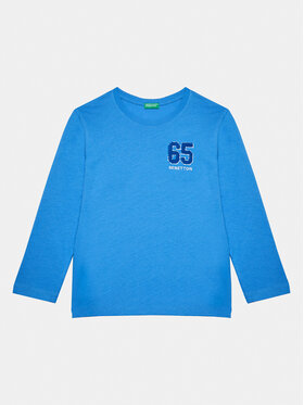 United Colors Of Benetton United Colors Of Benetton Μπλουζάκι 3ATNG10B9 Μπλε Regular Fit