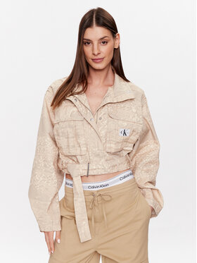 Calvin Klein Jeans Calvin Klein Jeans Geacă J20J220738 Bej Relaxed Fit