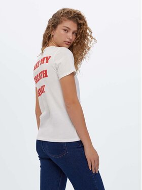 Americanos Americanos T-Shirt Reno Biały Regular Fit