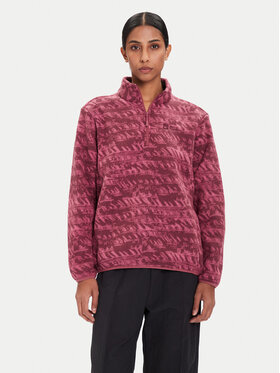 Jack Wolfskin Jack Wolfskin Felpa di pile Big Sky A65449 Bordeaux Relaxed Fit