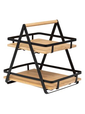 MIAhome MIAhome Organizer  Mini regalik przenośny 29x30,5x22,5 cm COTE czarny Czarny