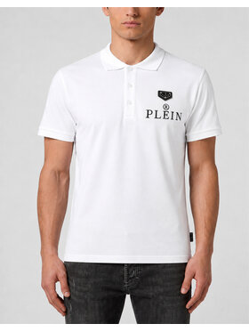 PHILIPP PLEIN PHILIPP PLEIN Polo 31624 Biały Slim Fit