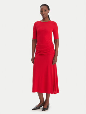 Tommy Hilfiger Tommy Hilfiger Abito da cocktail Festive WW0WW47872 Rosso Slim Fit