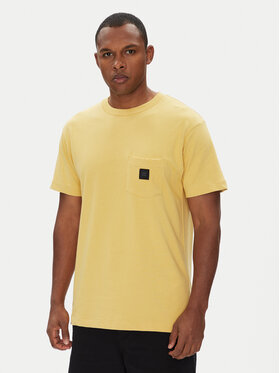 DC Shoes DC Shoes T-Shirt ADYKT03246 Żółty Regular Fit