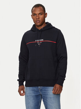 Tommy Hilfiger Tommy Hilfiger Bluza MW0MW35556 Granatowy Regular Fit