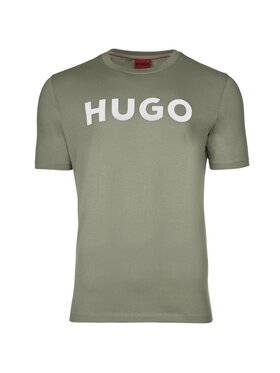 HUGO HUGO T-Shirt 14923 Zielony Comfort Fit