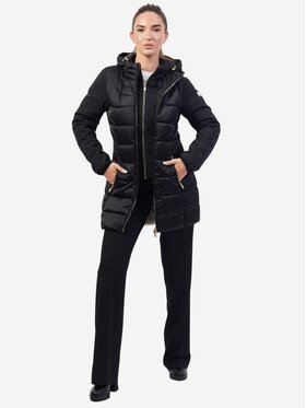 Yes Zee Yes Zee Giubbotto piumino giubbino donna Nero Regular Fit